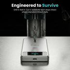 SolidSafe™ 5000mAh Solid-State Magnetic Power Bank Silver