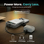 SolidSafe™ 5000mAh Solid-State Magnetic Power Bank Silver
