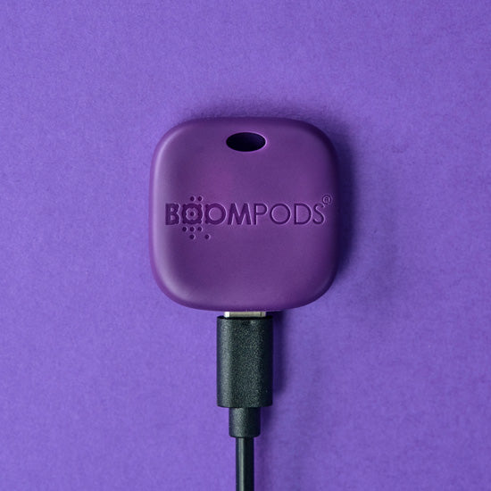 Boomtag recargable Morado