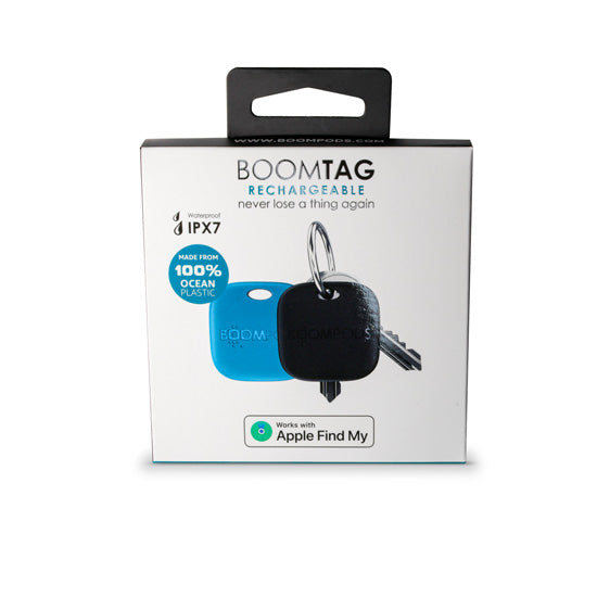 Boomtag Recargable Duo Pack Azul y Negro