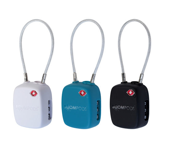 BOOMPODS Tracker Lock Blanco