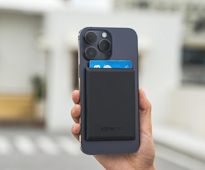 Boomtag Phone Wallet Gris Oscuro