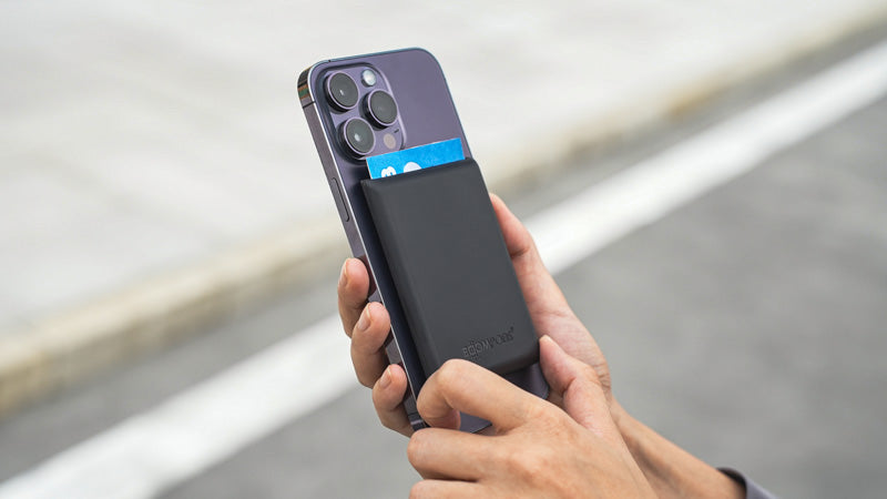 Boomtag Phone Wallet Gris Oscuro