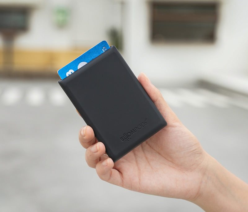 Boomtag Phone Wallet Gris Oscuro