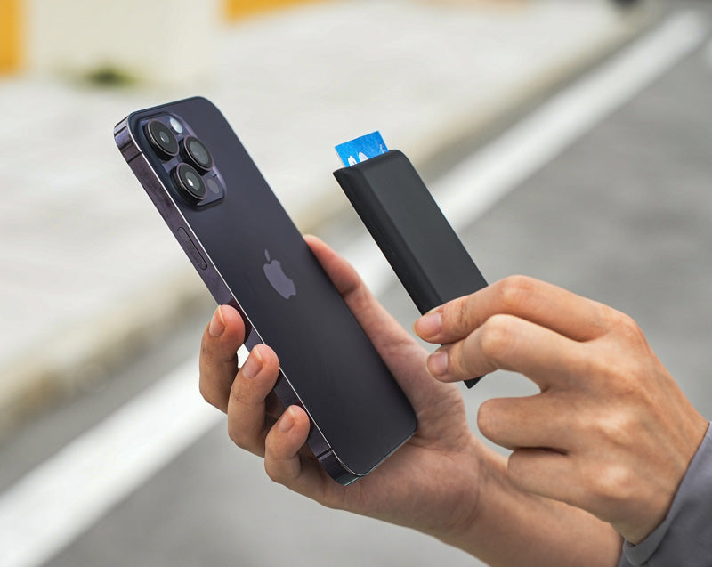 Boomtag Phone Wallet Gris Oscuro