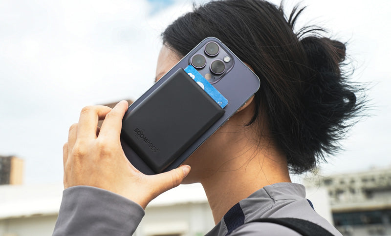 Boomtag Phone Wallet Gris Oscuro