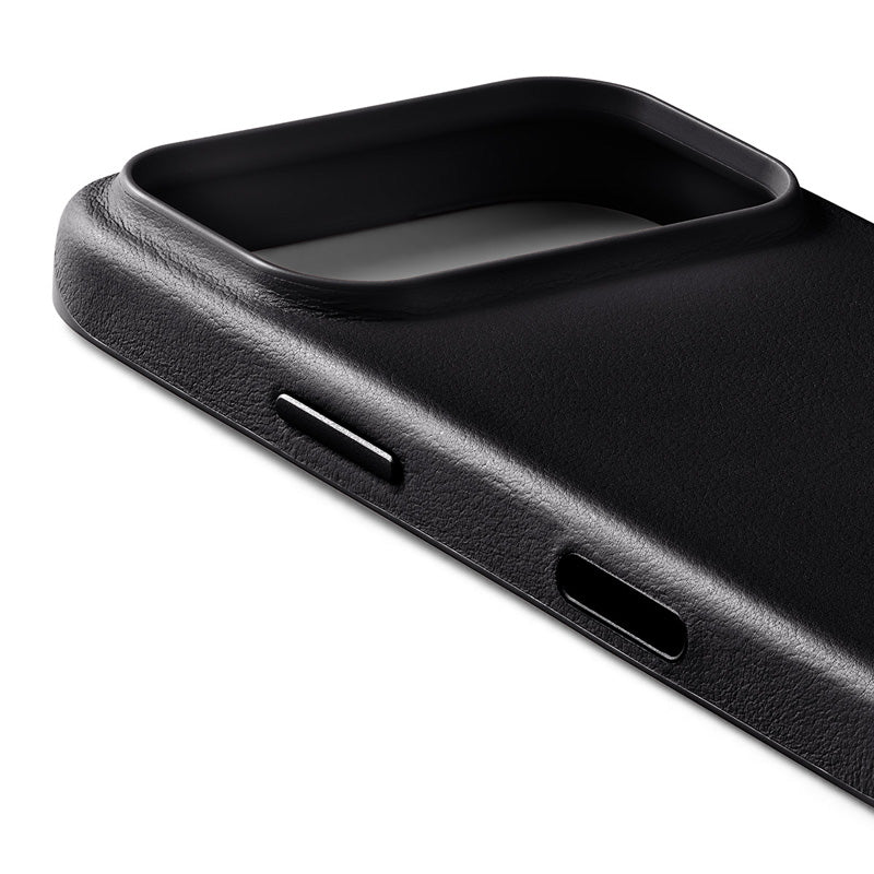 Funda de Cuero iPhone 18 Pro / 17 Pro Negro