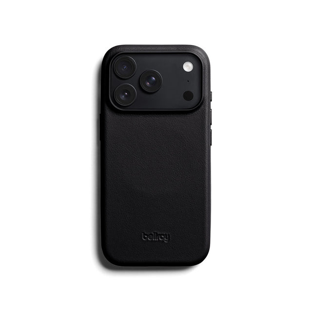 Funda de cuero iPhone 18 Pro / 17 Pro Negro