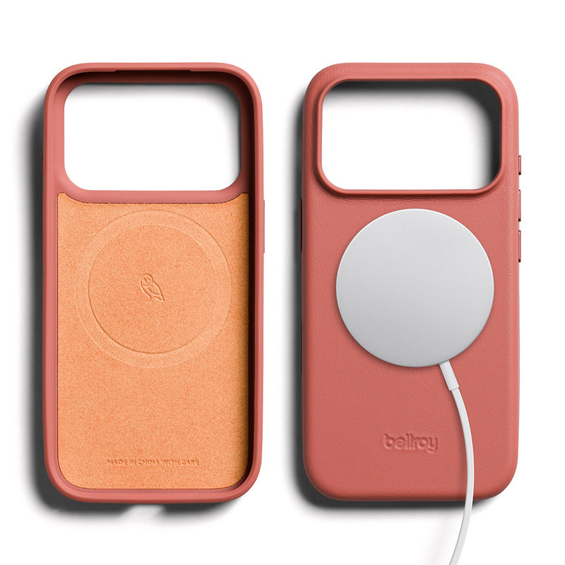 Funda de piel iPhone 18 Pro / 17 Pro Canyon
