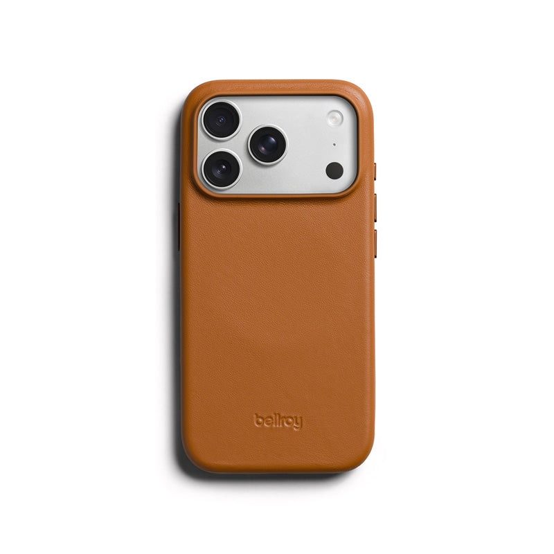 Funda de cuero iPhone 18 Pro / 17 Pro Tan