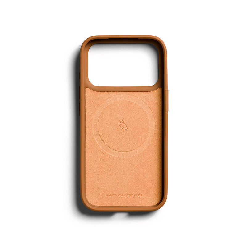 Funda de cuero iPhone 18 Pro / 17 Pro Tan