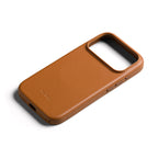 Funda de cuero iPhone 18 Pro / 17 Pro Tan