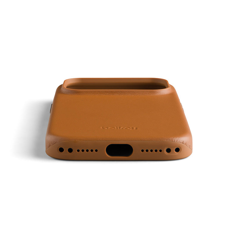 Funda de cuero iPhone 18 Pro / 17 Pro Tan