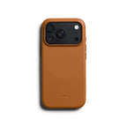 Funda de cuero iPhone 18 Pro / 17 Pro Tan