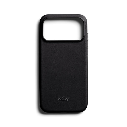 Funda de cuero iPhone 18 Pro Max / 17 Pro Max Negro