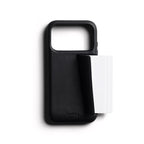 Funda de piel Premium 3 Tarjetas iPhone 18 Pro / 17 Pro Negro