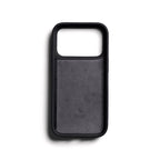 Funda de piel Premium 3 Tarjetas iPhone 18 Pro / 17 Pro Negro