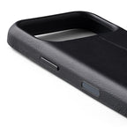 Funda de piel Premium 3 Tarjetas iPhone 18 Pro / 17 Pro Negro