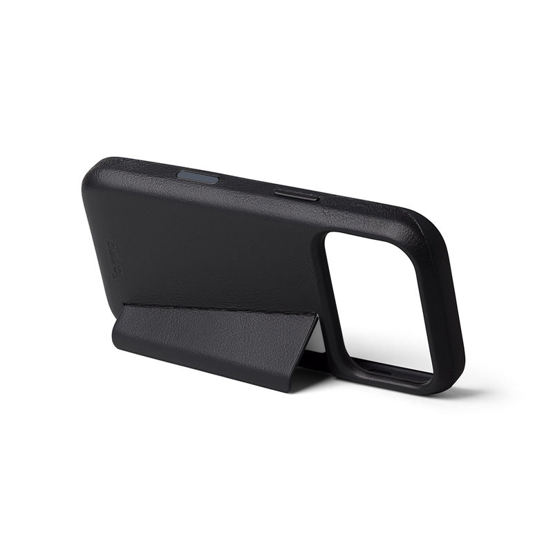 Funda de piel Premium 3 Tarjetas iPhone 18 Pro / 17 Pro Negro