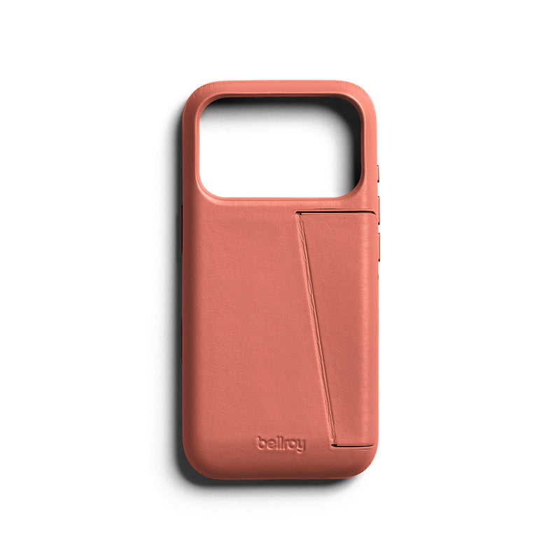 Funda de Cuero Premium 3 Tarjetas iPhone 18 Pro / 17 Pro Canyon