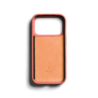 Funda de Cuero Premium 3 Tarjetas iPhone 18 Pro / 17 Pro Canyon