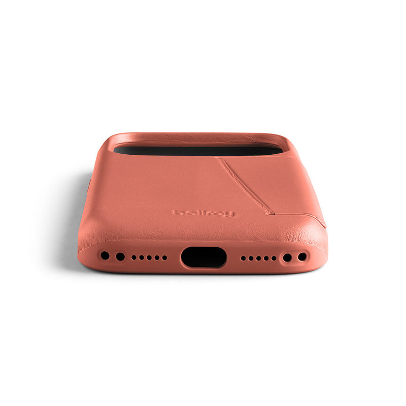 Funda de Cuero Premium 3 Tarjetas iPhone 18 Pro / 17 Pro Canyon