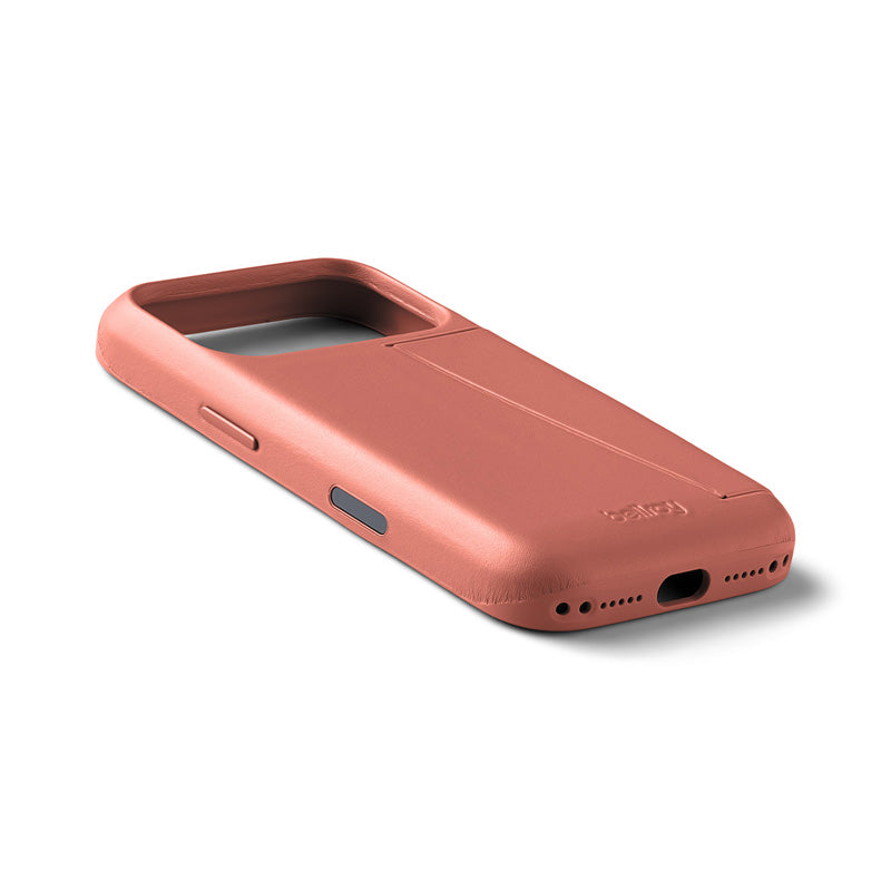 Funda de Cuero Premium 3 Tarjetas iPhone 18 Pro / 17 Pro Canyon