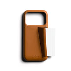 Funda de Piel Premium 3 Tarjetas iPhone 18 Pro / 17 Pro Tan