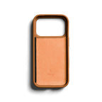 Funda de Piel Premium 3 Tarjetas iPhone 18 Pro / 17 Pro Tan