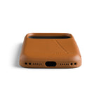 Funda de Piel Premium 3 Tarjetas iPhone 18 Pro / 17 Pro Tan