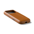 Funda de Piel Premium 3 Tarjetas iPhone 18 Pro / 17 Pro Tan