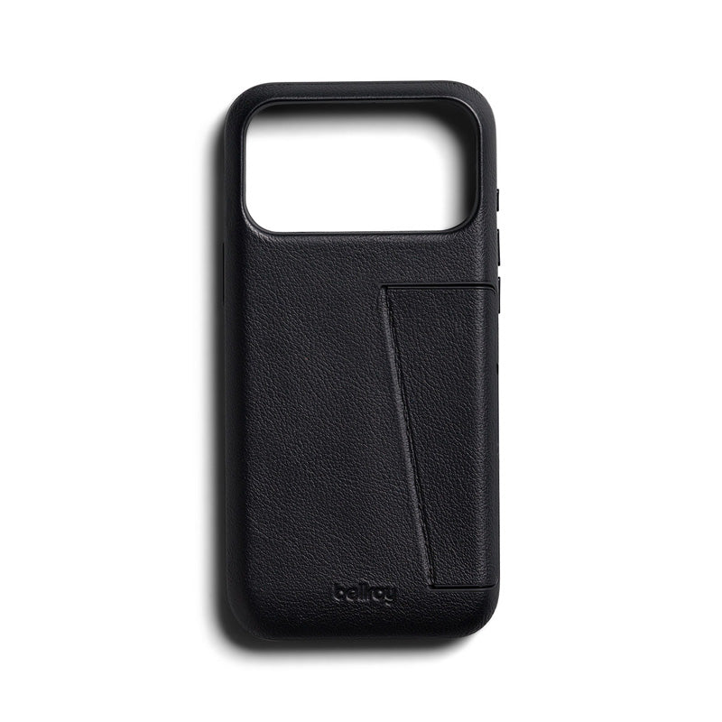 Funda de Cuero Premium 3 Tarjetas iPhone 18 Pro Max / 17 Pro Max Negro