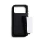 Funda de Cuero Premium 3 Tarjetas iPhone 18 Pro Max / 17 Pro Max Negro