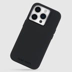 Funda de silicona MagSafe iPhone 15 Pro Negro