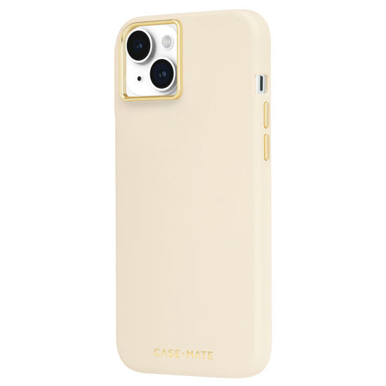 Silicone MagSafe iPhone 15 Plus Beige