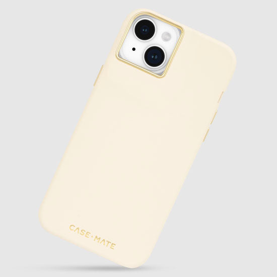 Silicone MagSafe iPhone 15 Plus Beige