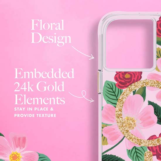 Rifle Paper Rose Garden MagSafe iPhone 14 Pro