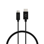 Cable USB-C a HDMI 4K (1,8 m) Negro