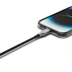 Cable Blindado Lightning a USB-A (1m) Negro