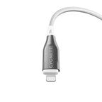 Cable Blindado Lightning a USB-A (1m) Blanco