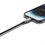 Cable Armoured Lightning a USB-C (1m) Negro