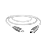 Cable Armoured Lightning a USB-C (2m) Blanco