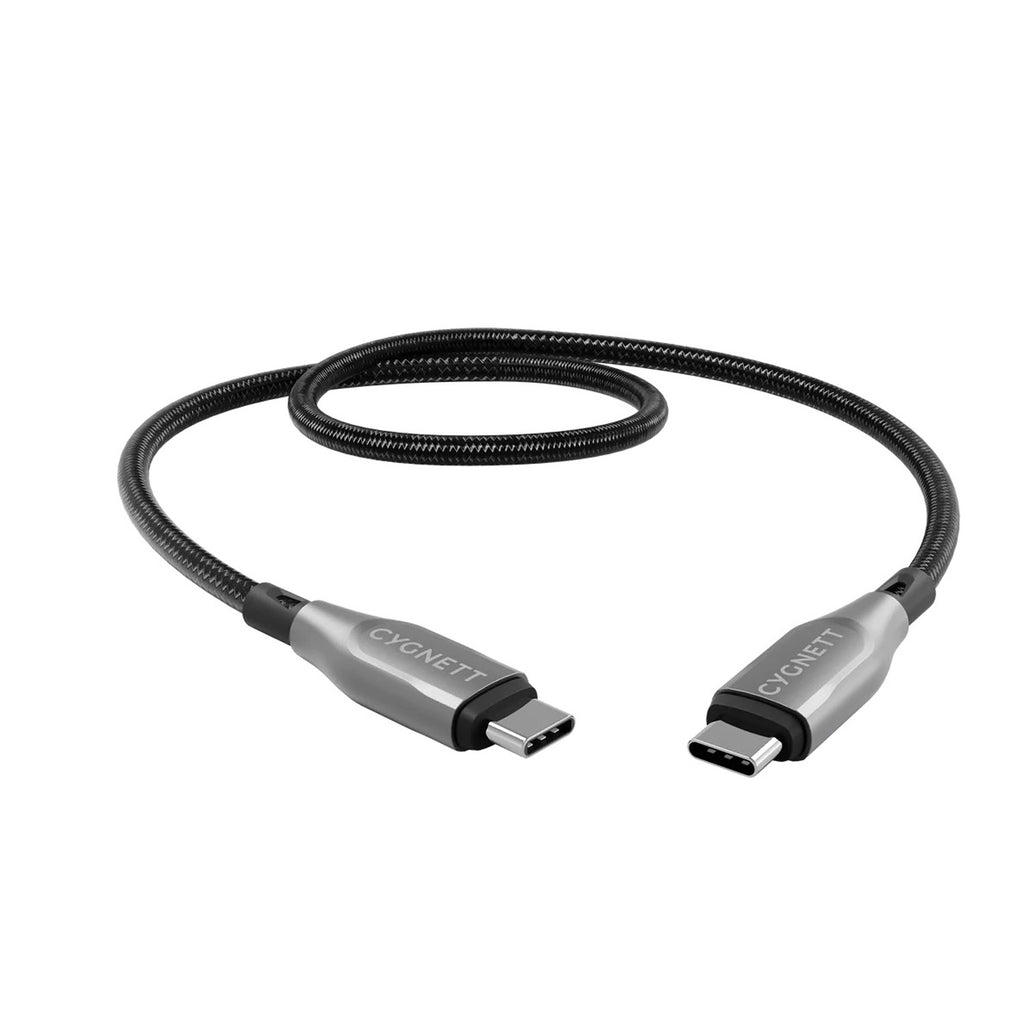 Cable Armoured USB-C a USB-C (0,5m) Negro