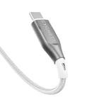 Cable Armoured USB-C a USB-C (1m) Blanco