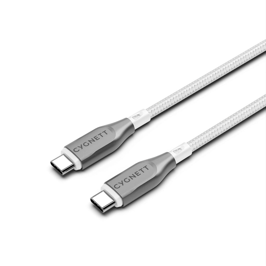 Cable Armoured USB-C a USB-C (1m) Blanco