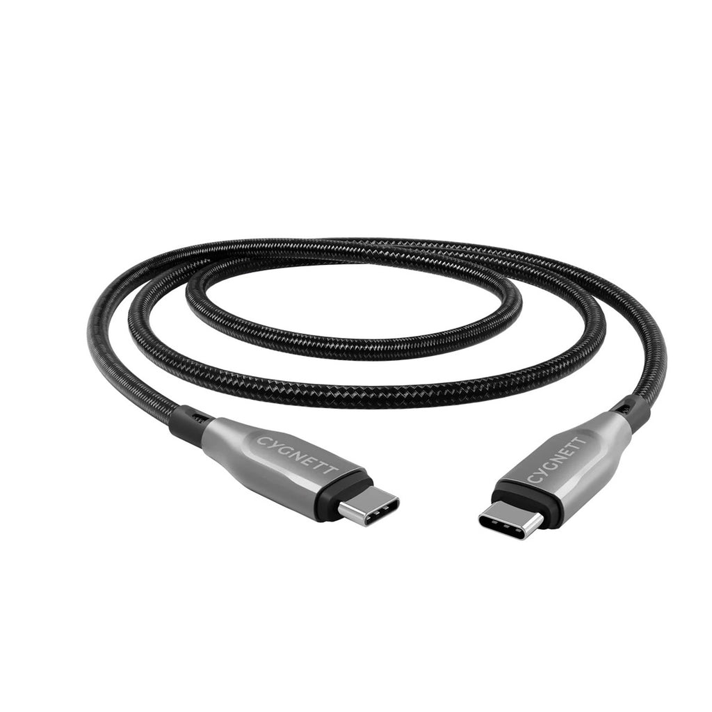 Cable Armoured USB-C a USB-C (2m) Negro