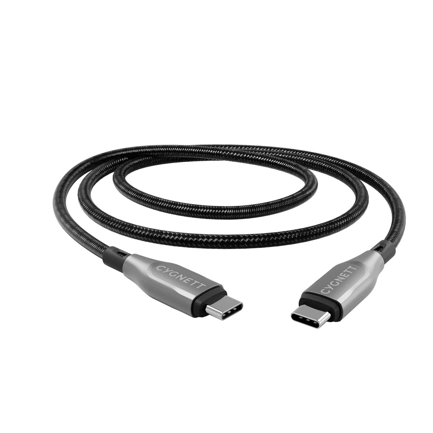 Cable Armoured USB-C a USB-C (2m) Negro