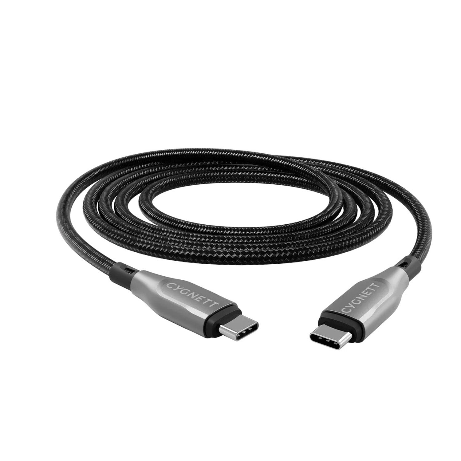 Cable Armoured USB-C a USB-C (3m) Negro