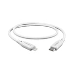 Cable Essential Lightning a USB-C (1m) Blanco