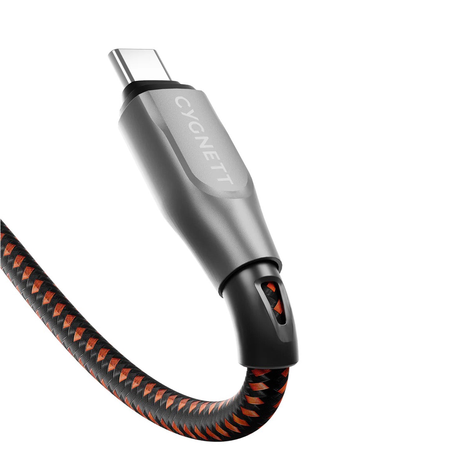 Cable Armoured P240W USB 4.0 USB-C a USB-C (1m) Negro/Naranja
